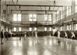 A YMCA gym circa 1920